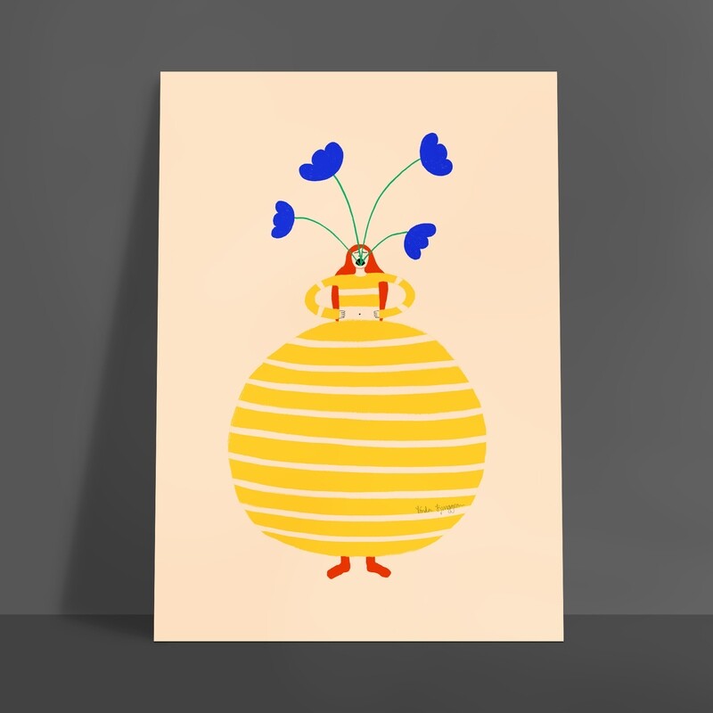 Kapabel, beige | poster | Nedsatt pris