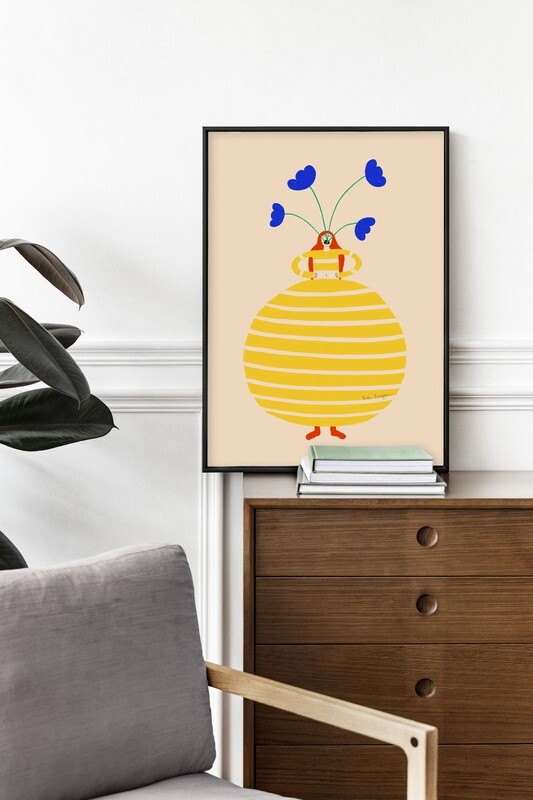 Kapabel, beige | poster | Nedsatt pris