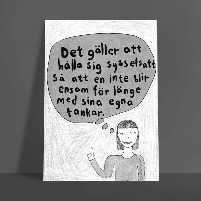 Sysselsatt | A4-print | Utgående