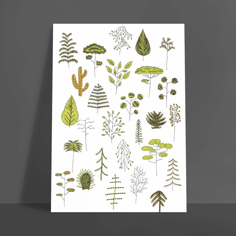 Träd | A4-print | Utgående
