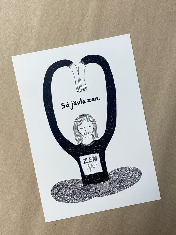 Så Jävla Zen | Print A5 | 2:a Sortering
