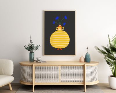 Kapabel, svart | 50x70cm | poster | Nedsatt pris