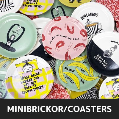 Minibrickor / Coasters