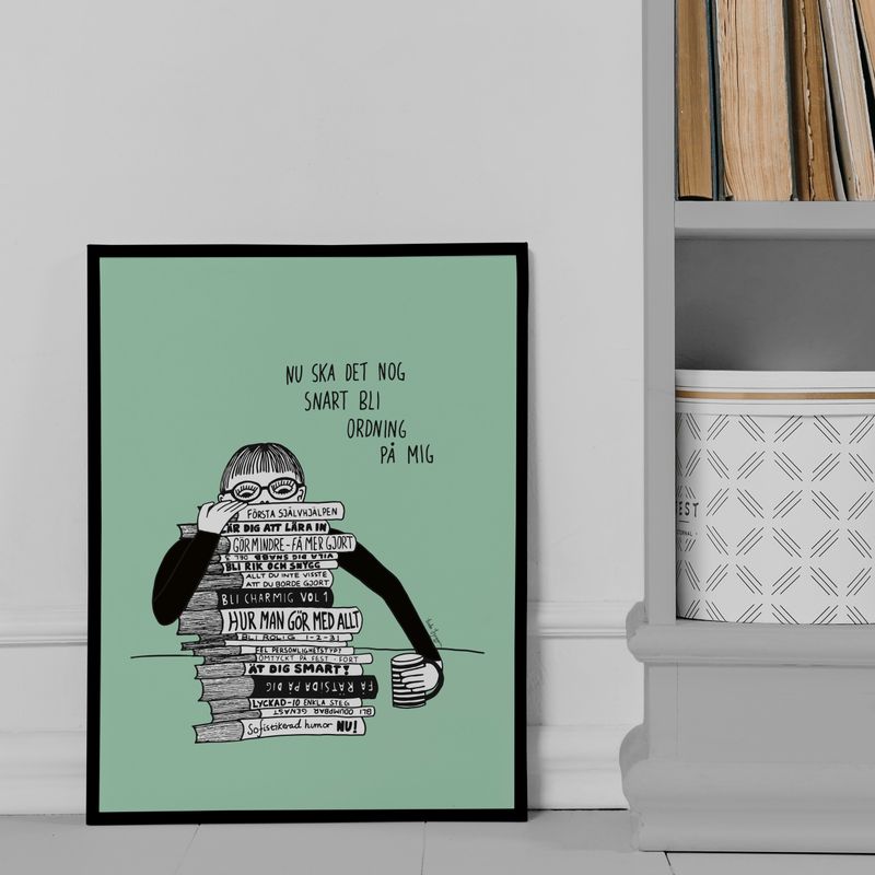 Självstjälp, grön | poster | Nedsatt pris