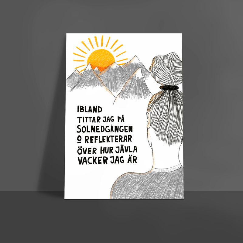 Reflekterar | A4 poster | NEDSATT