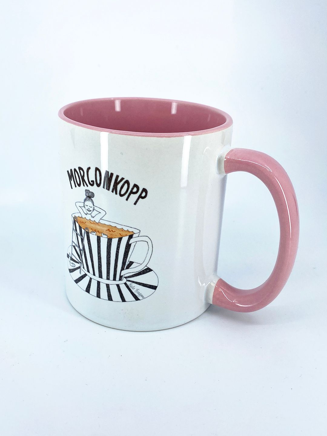 Mugg, Morgonkopp, rosa