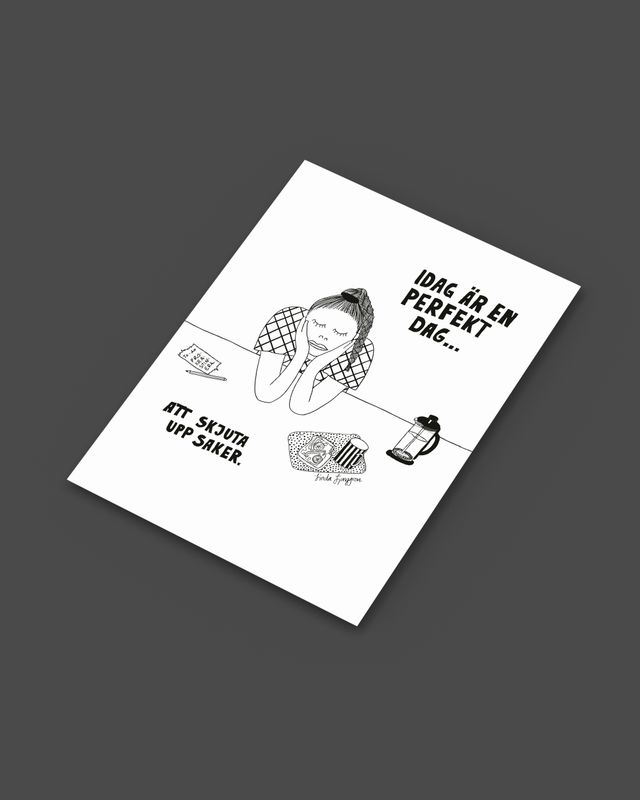 Perfekt dag | Miniprint A6 | vykort