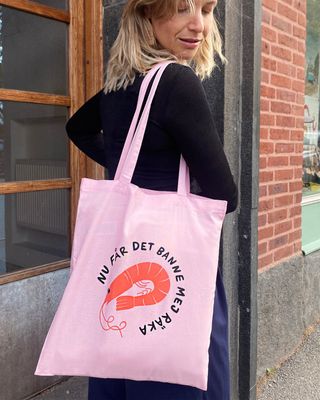 Tygpåse, Rosa | Banne mej räka