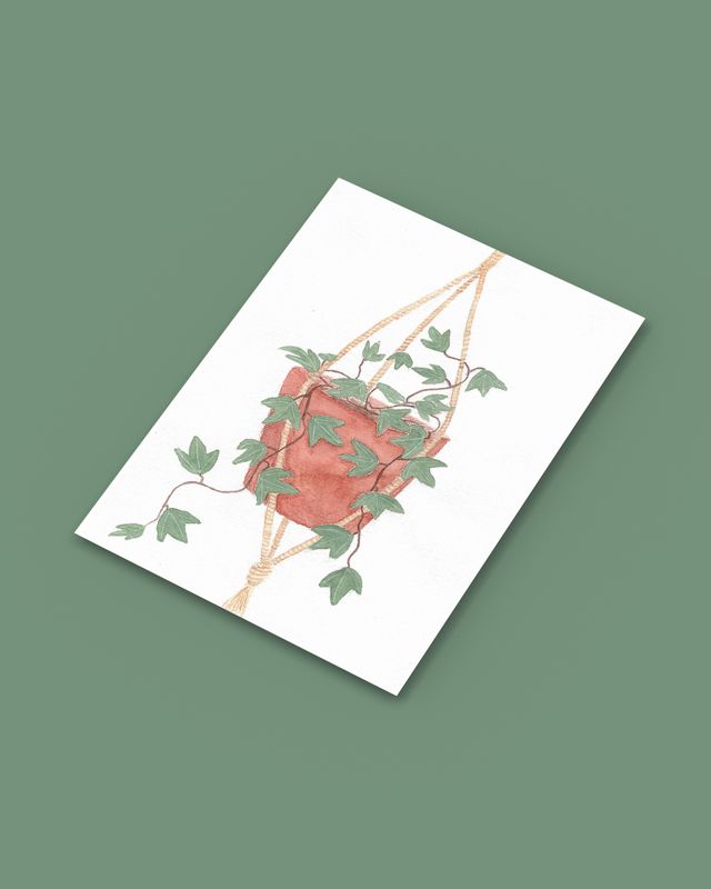 Murgröna | Miniprint A6 | vykort
