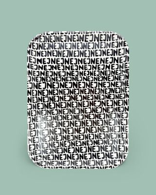 Bricka | Nej nej nej | 20x27cm