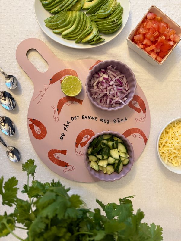 Serveringsbräda | Banne Mej Räka | 30cm