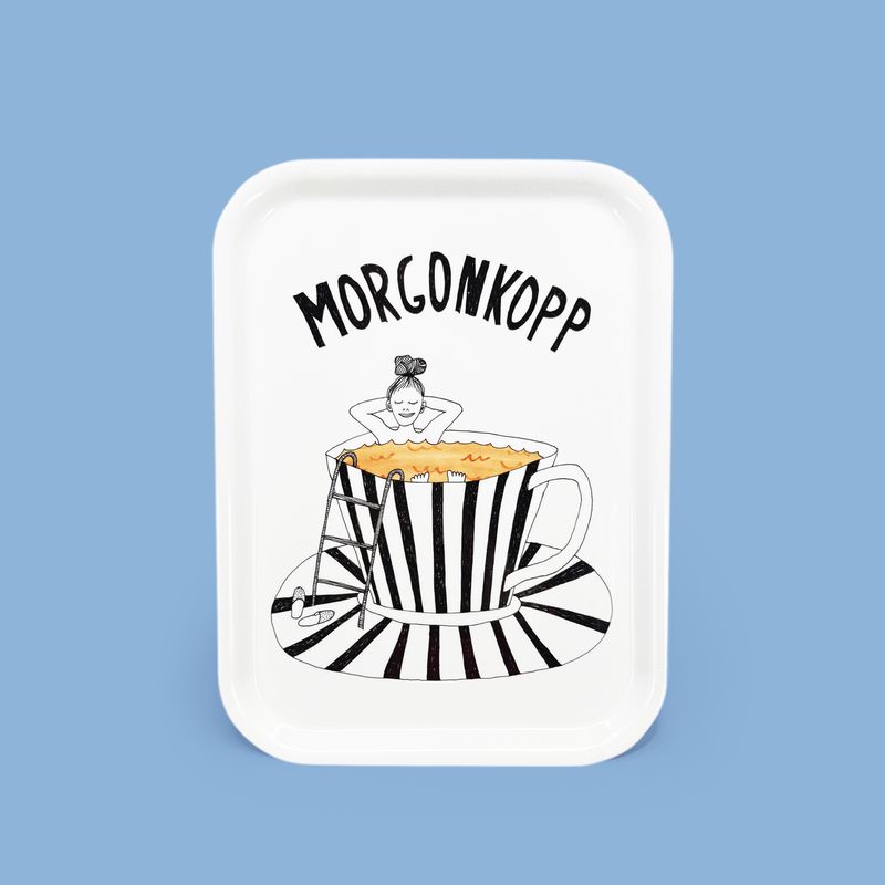 Bricka | Morgonkopp | 20x27cm