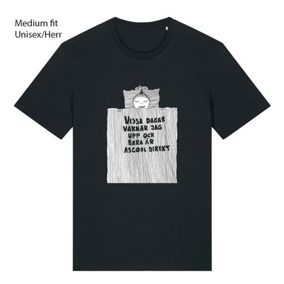 T-shirt Herr/unisex, svart | XXL | Ascool direkt