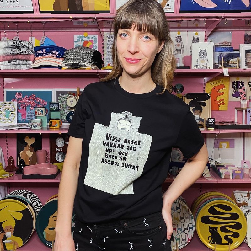 T-shirt Herr/unisex, svart | XXL | Ascool direkt