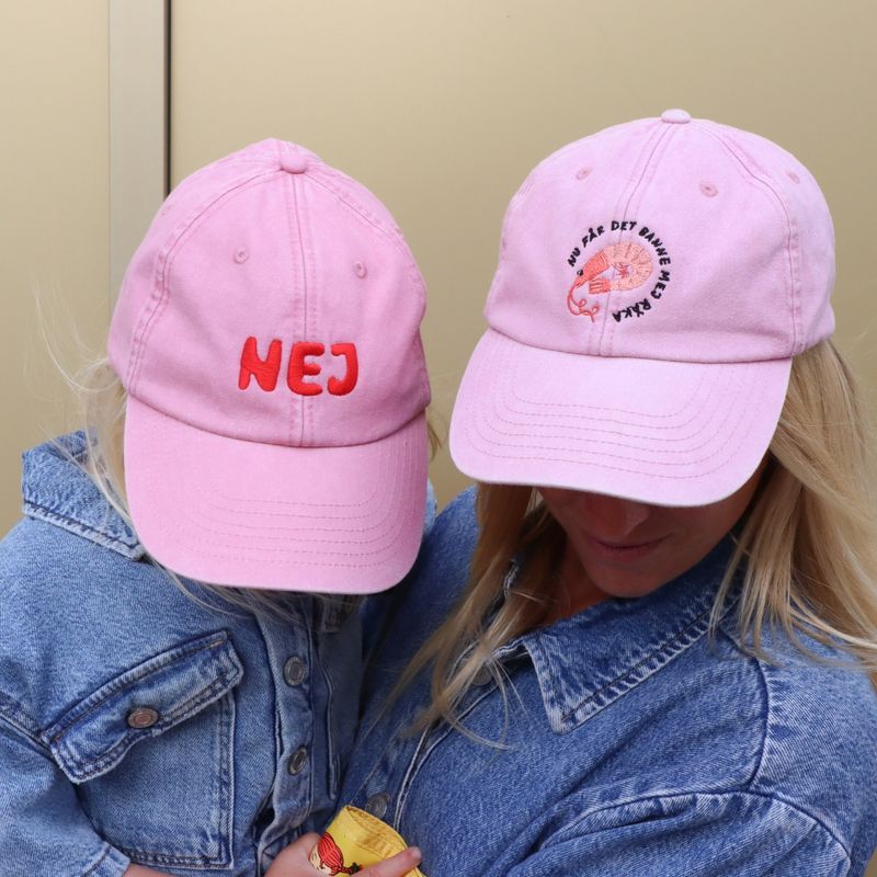 Keps | NEJ | Vintage rosa