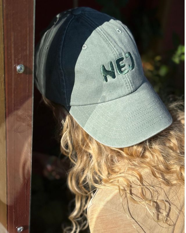 Keps | NEJ | Vintage grön