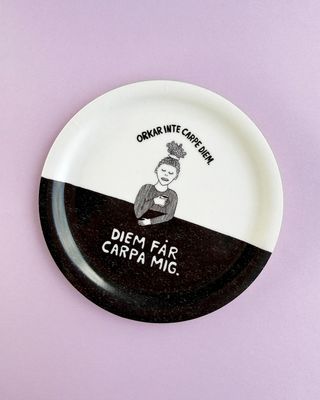 Glasunderlägg / Minibricka | Carpe diem | 11cm