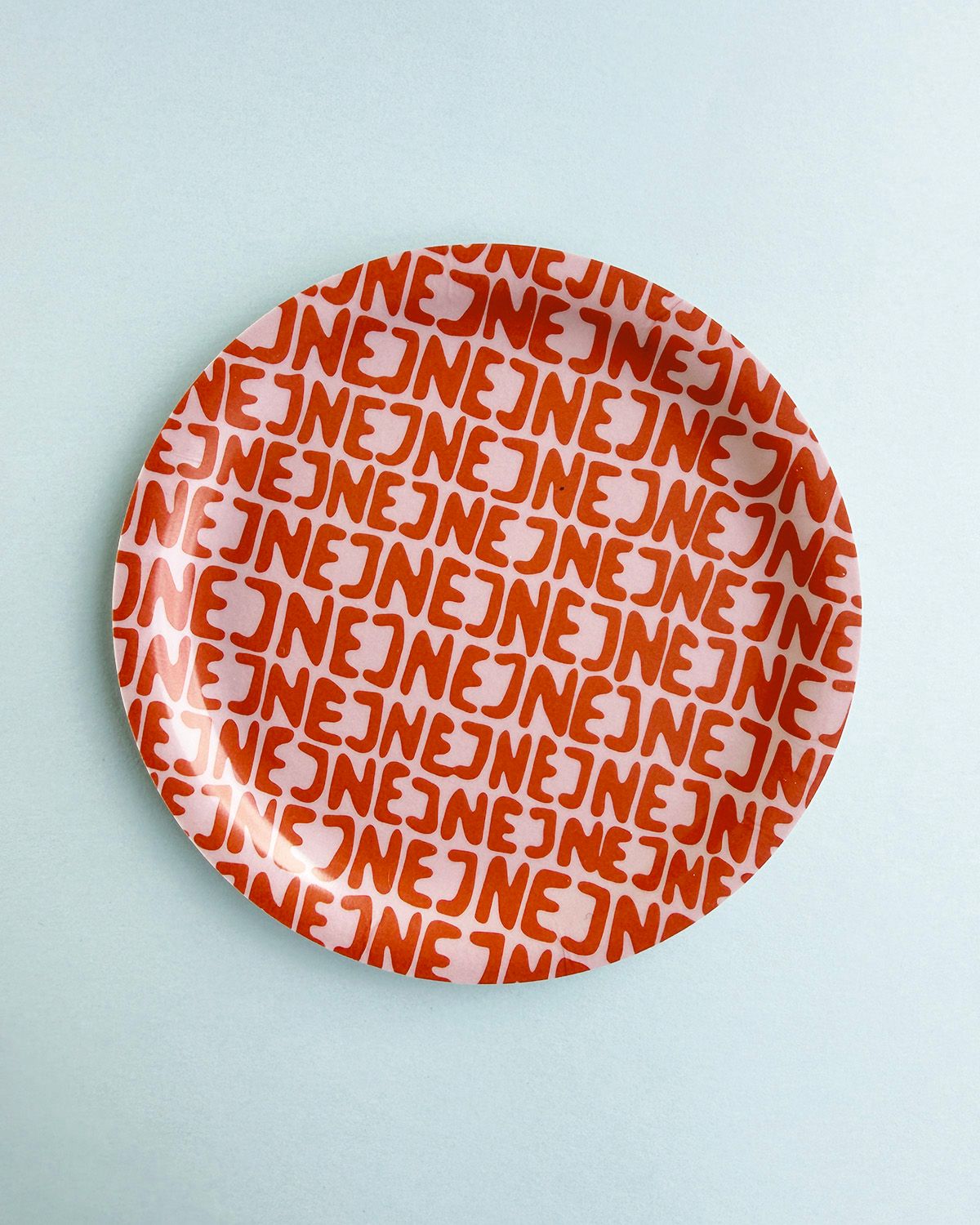 Glasunderlägg / Minibricka | Nej nej nej | 11cm