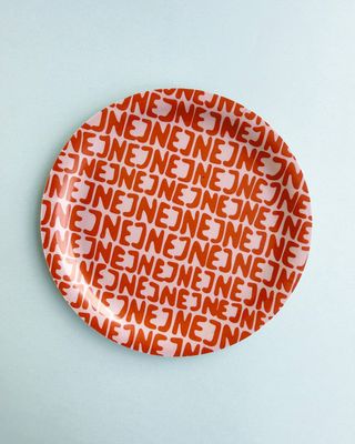 Glasunderlägg / Minibricka | Nej nej nej | 11cm