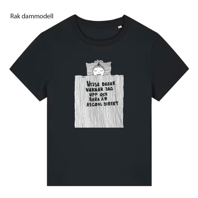 T-shirt dam, svart | S | Ascool direkt
