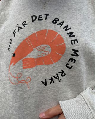 Sweatshirt unisex, Natur | Banne mej räka