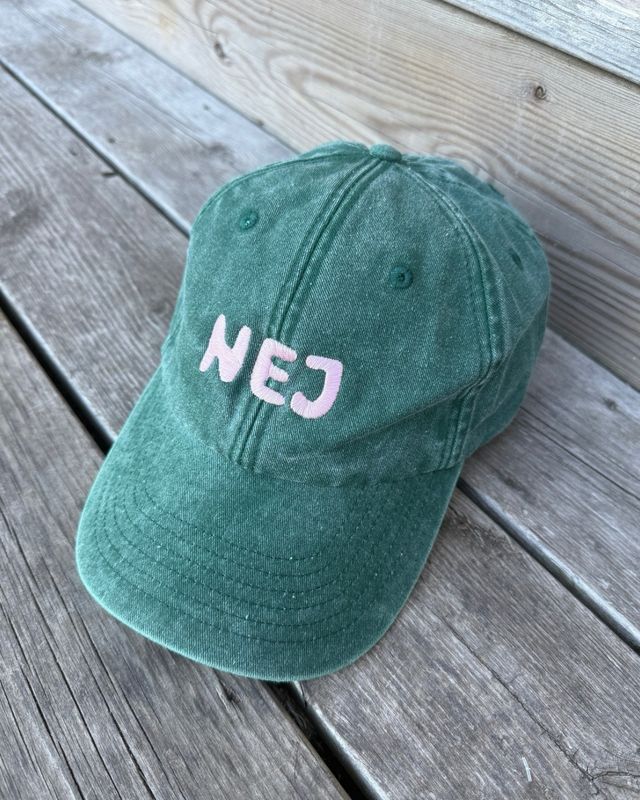 Keps | NEJ | Vintage mörkgrön