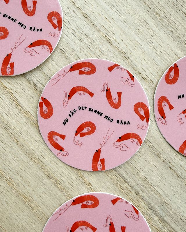 Sticker | Bane mej räka, rosa