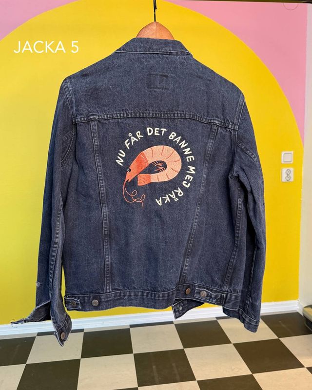 Broderad jacka Nr 5 | Banne mej räka | Second hand