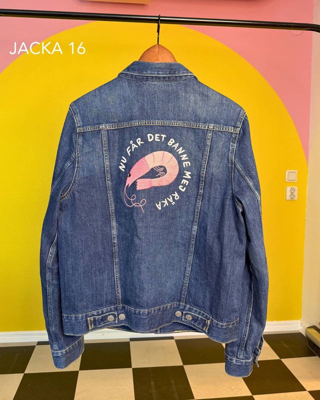 Broderad jacka Nr 16 | Banne mej räka | Second hand