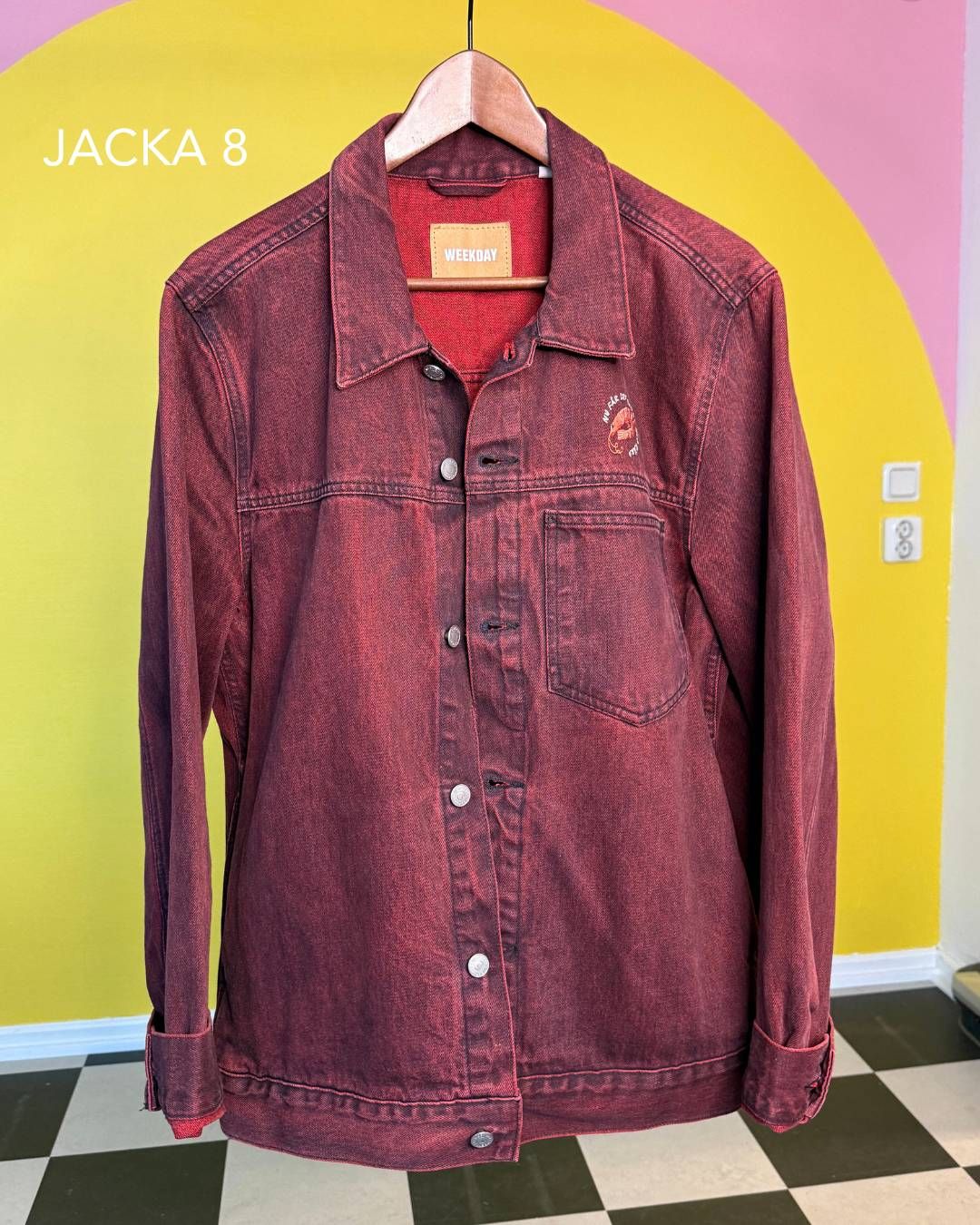 Broderad jacka Nr 8 | Banne mej räka | Second hand