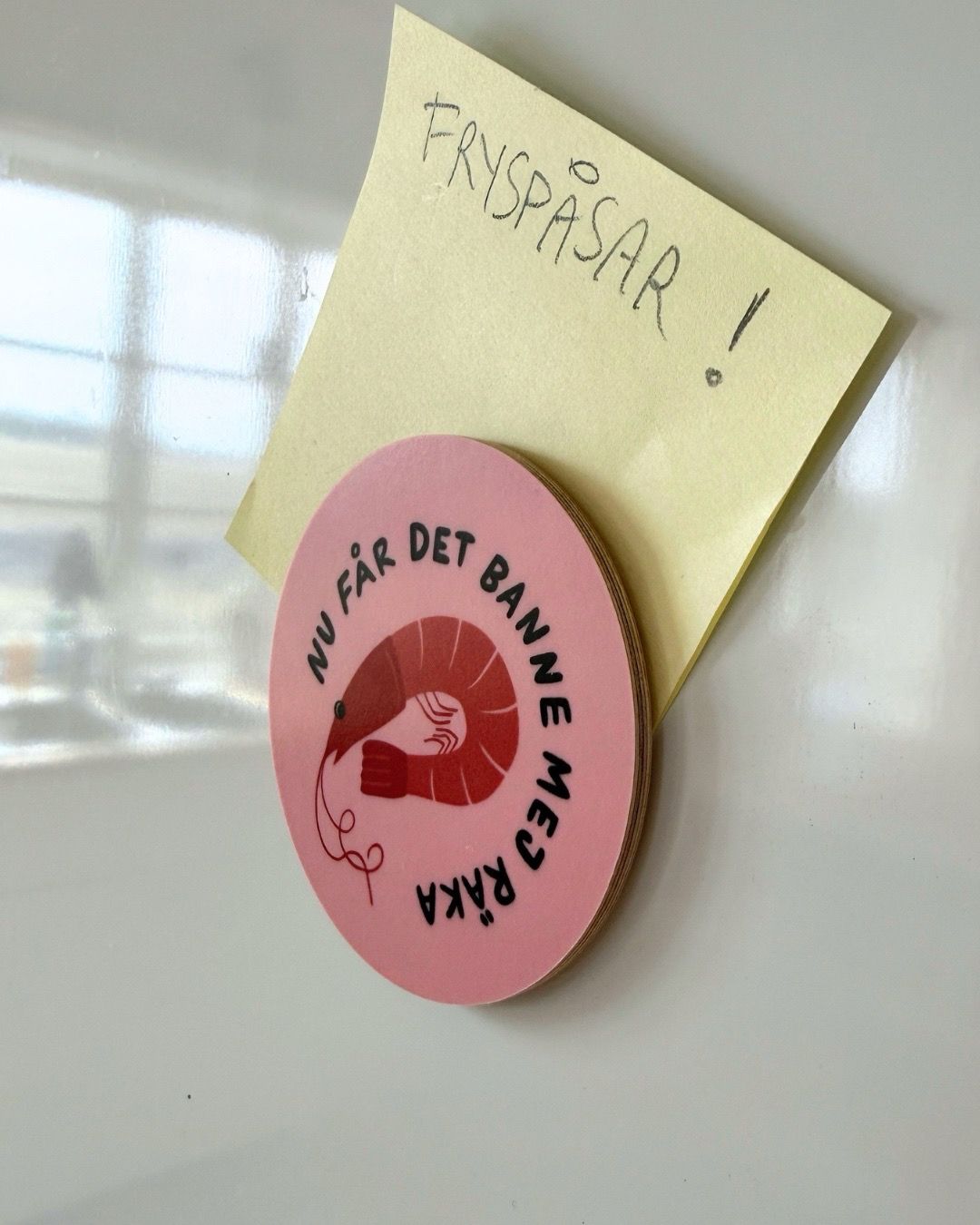 Magnet | Banne mej räka | 6,5 CM