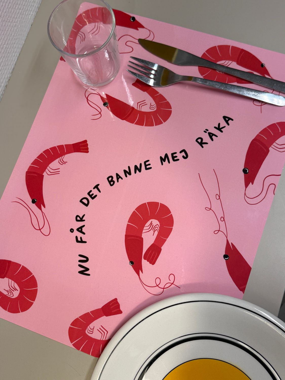 Bordstablettt | Banne Mej Räka | 40x30cm