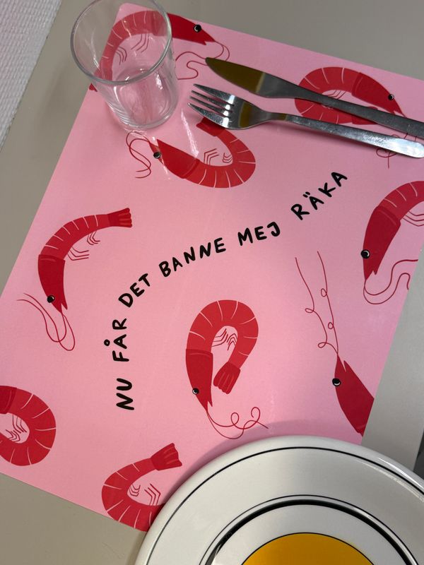 Bordstablettt | Banne Mej Räka | 40x30cm