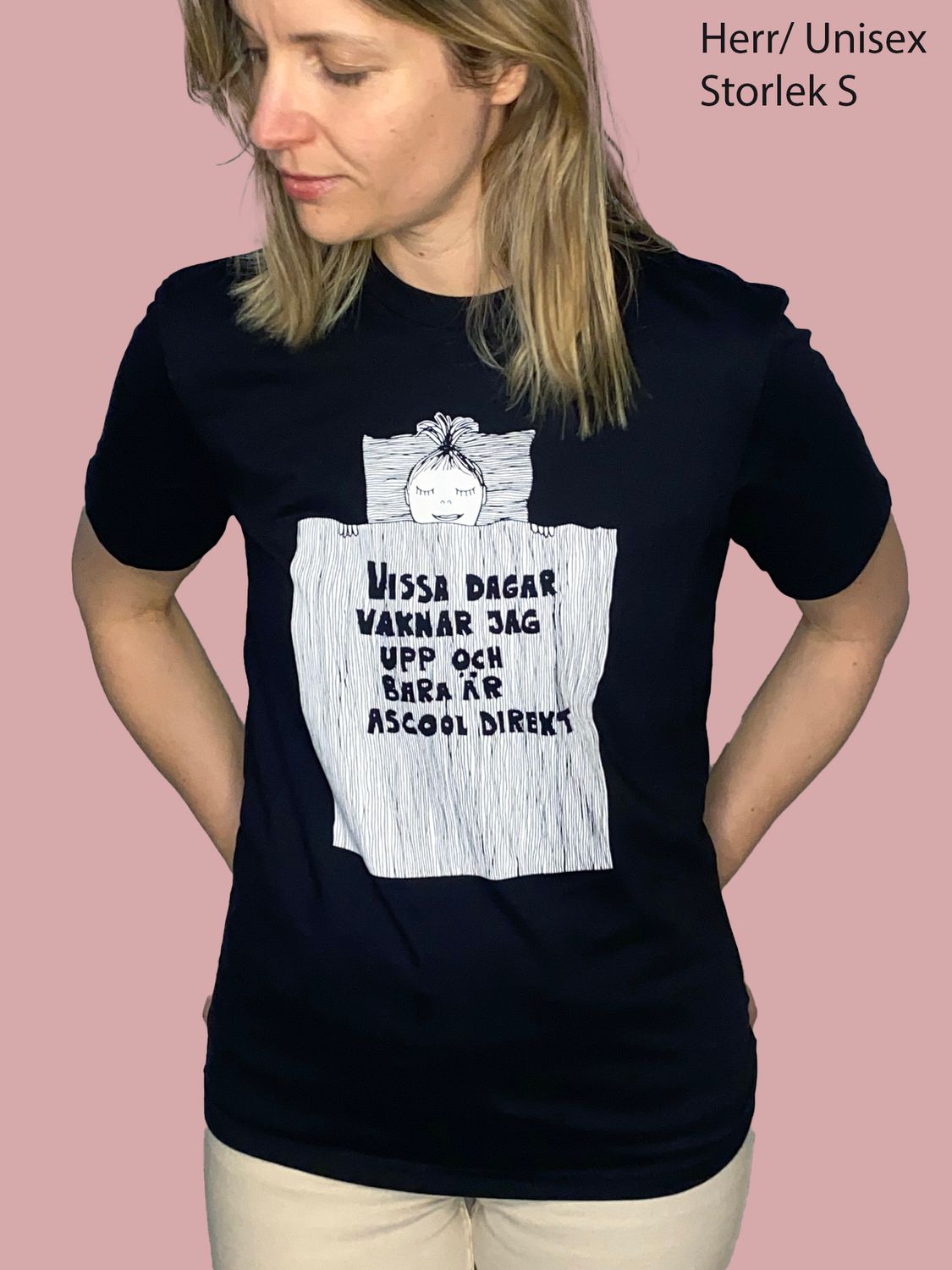 T-shirt Herr/unisex, svart | S | Ascool direkt