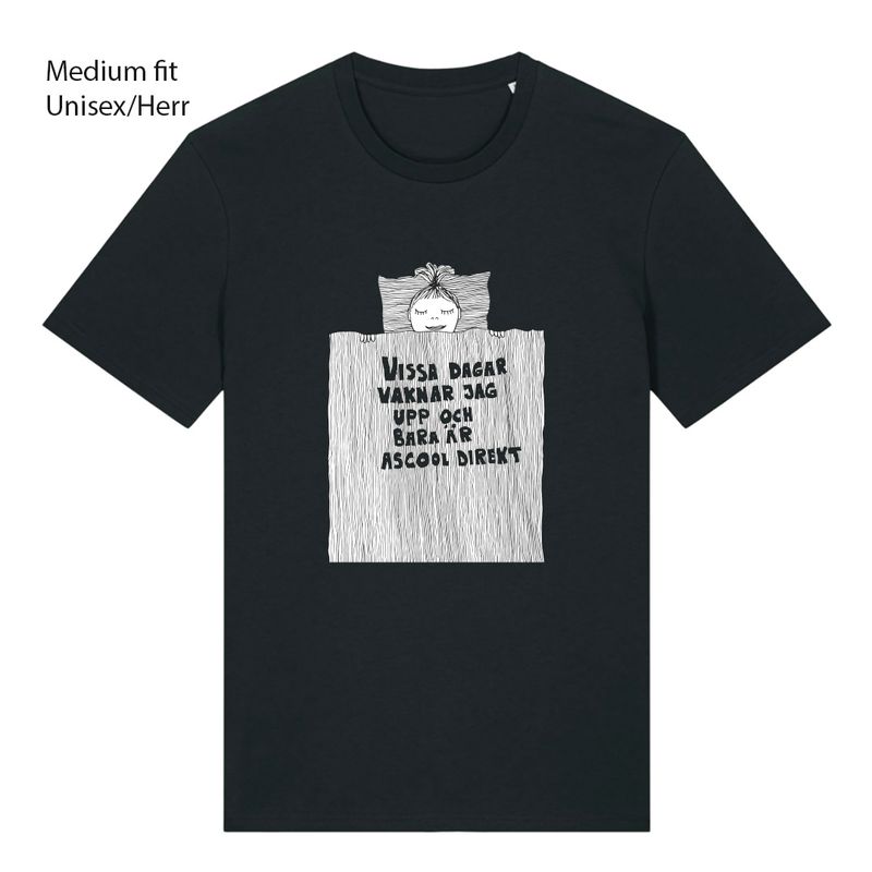 T-shirt Herr/unisex, svart | S | Ascool direkt
