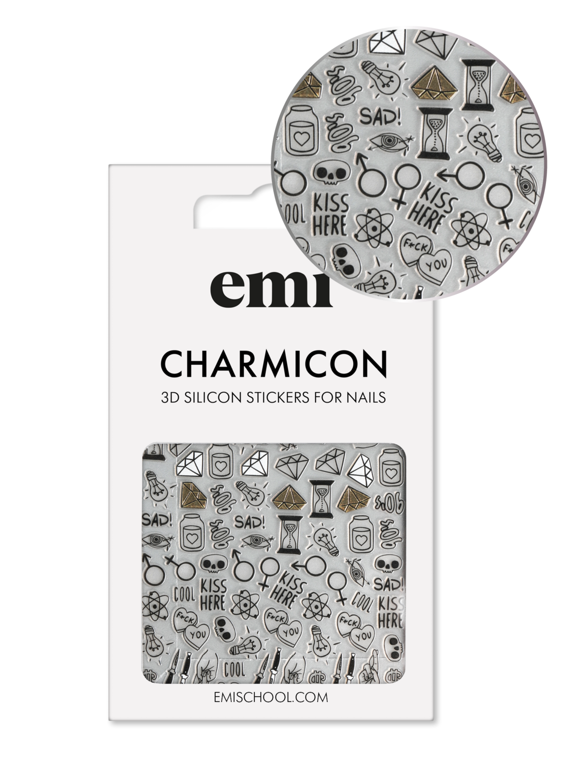 Charmicon 3D Silicone Stickers #189 ?wn Atmosphere