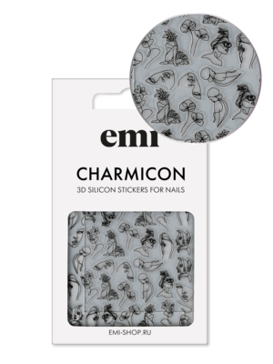 Charmicon 3D Silicone Stickers #209 Feminine