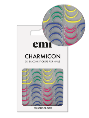 Charmicon 3D Silicone Stickers #205 Bright Lunula