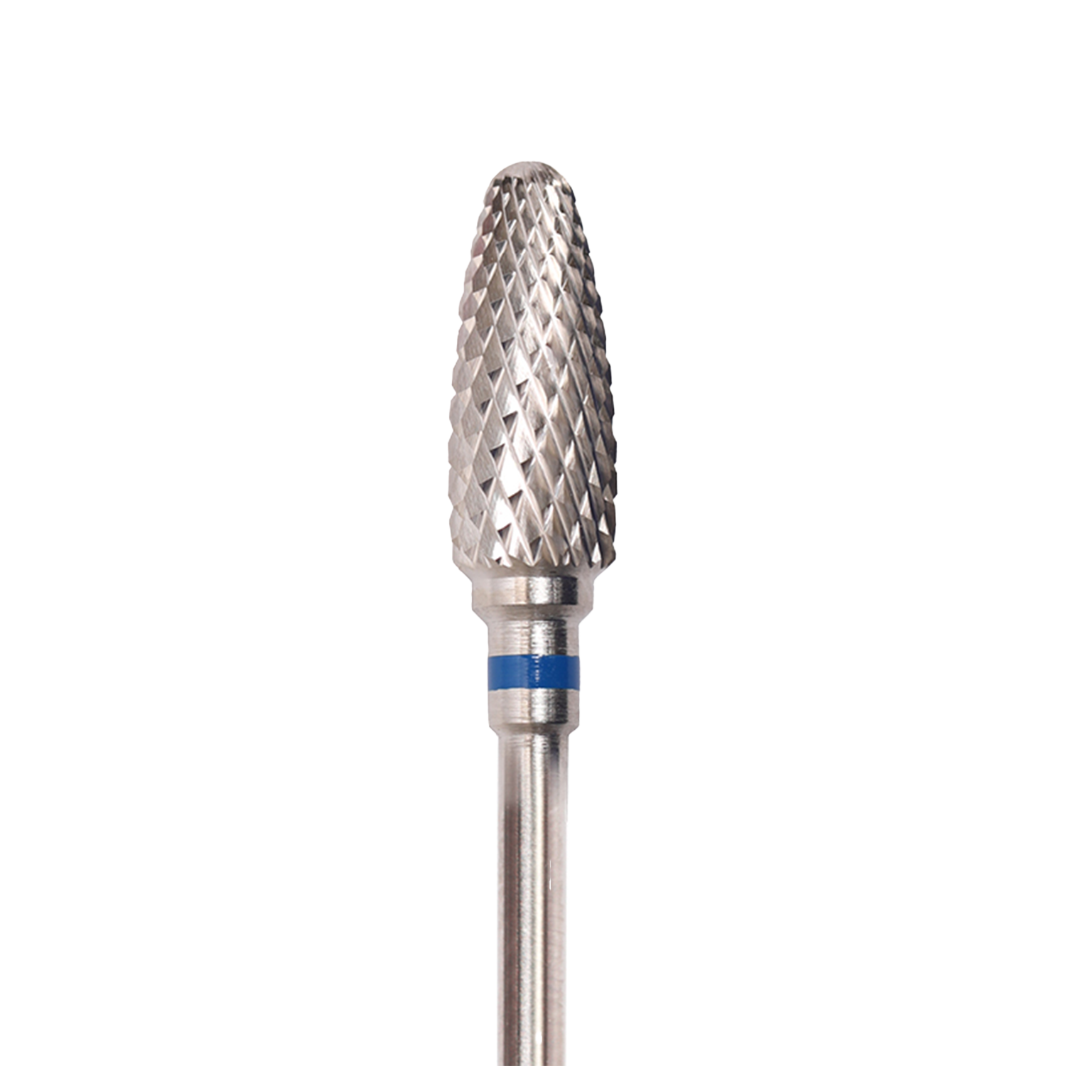 Corn-shaped carbide rotary file, 6 mm, medium abrasiveness