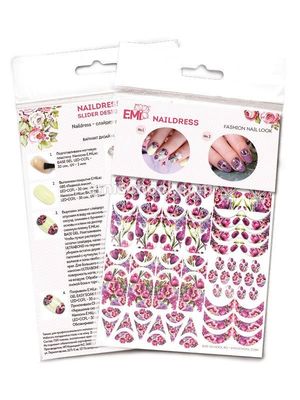 Naildress Slider Design Spring Bouquet