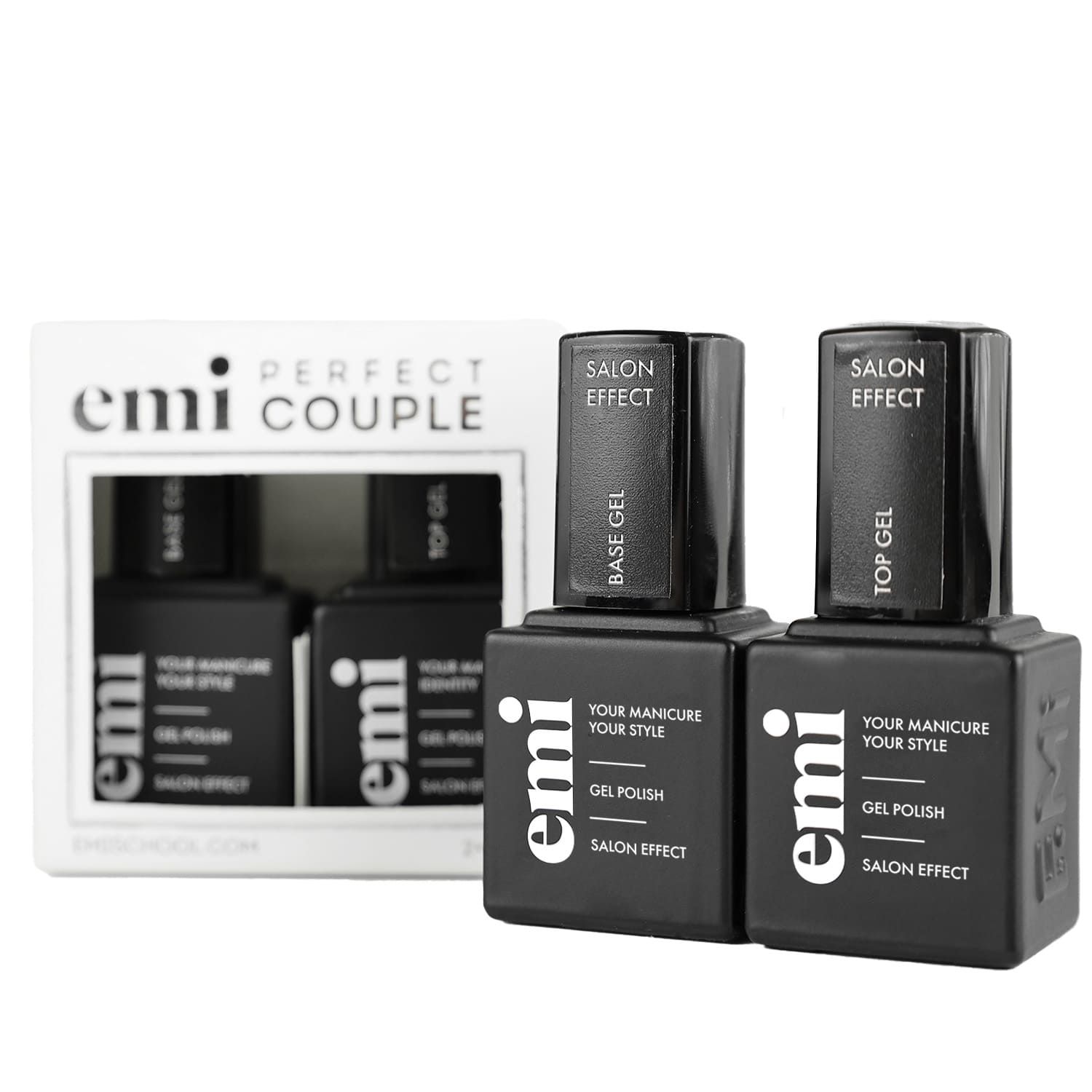 Set Gel Polish for HOME USE Salon Effect Top and Base