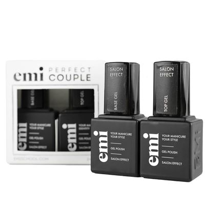 Set Gel Polish for HOME USE Salon Effect Top and Base