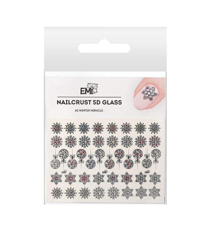 NAILCRUST 5D GLASS #2 Winter Miracle
