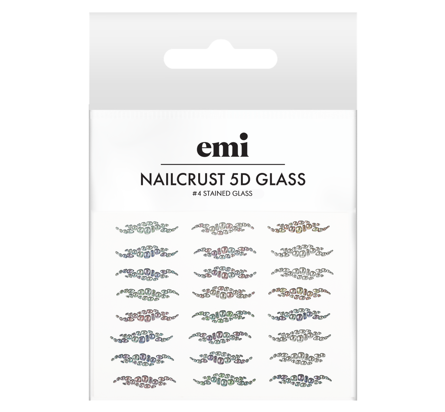NAILCRUST 5D GLASS #4 Stained Glass