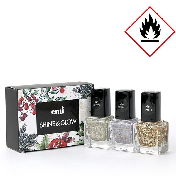 Nail Polish Set Winter Vibes, 9 ml.