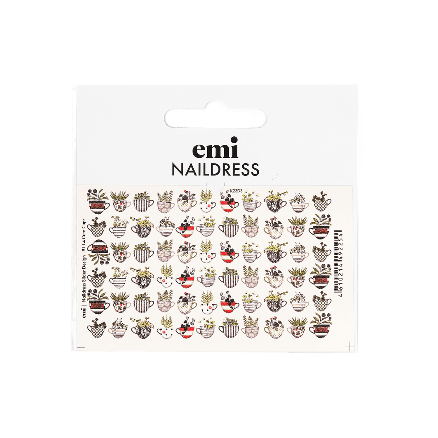 Naildress Slider Design #114 Cute cups