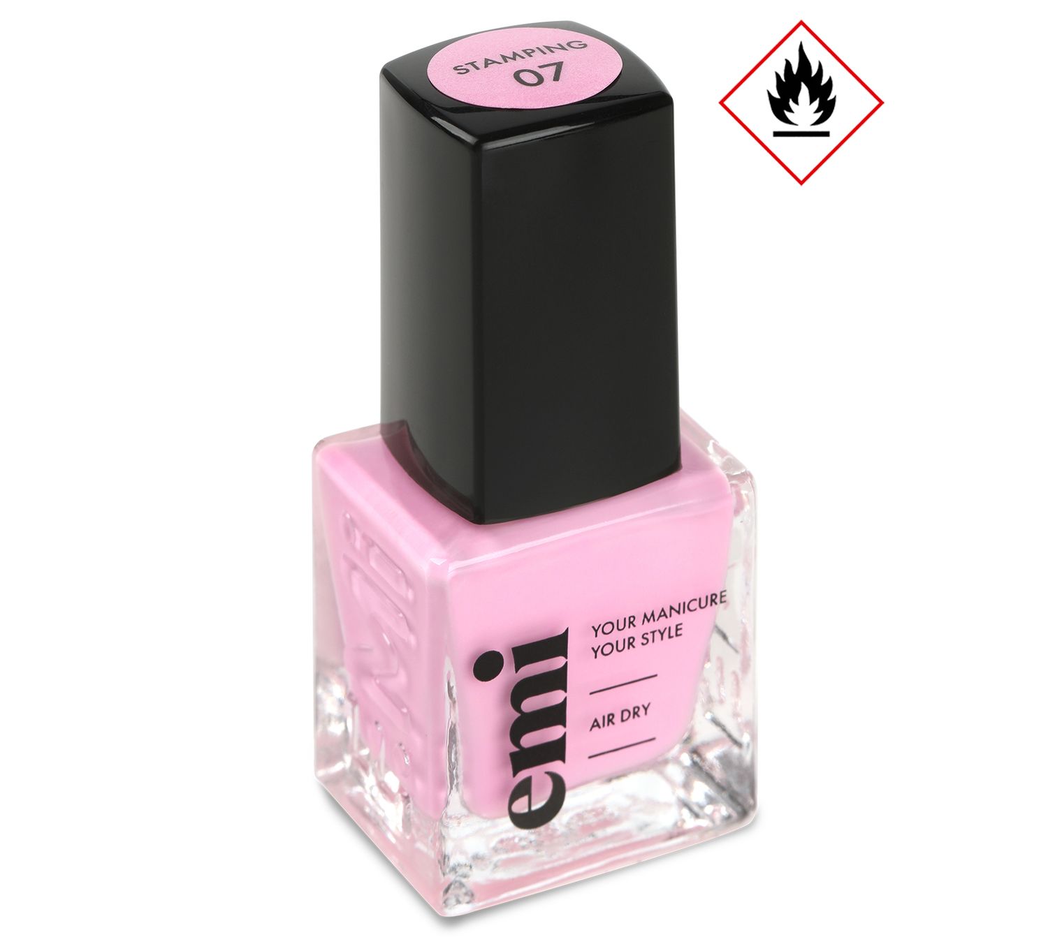 Nail Polish for Stamping Pink #7, 9 ml.
