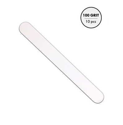 100 grit Manicure File Refill Straight White, 10 pcs