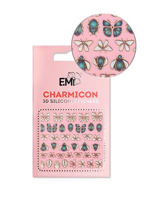 Charmicon 3D Silicone Stickers #135 Insects