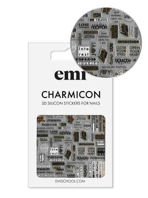 Charmicon 3D Silicone Stickers #196 Joy
